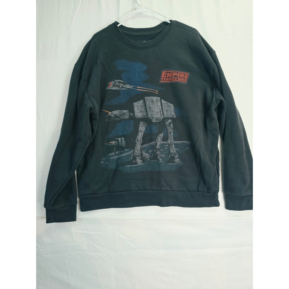 Hollister Star Wars Empire Strikes Back AT-AT Graphic Sweatshirt Black XL